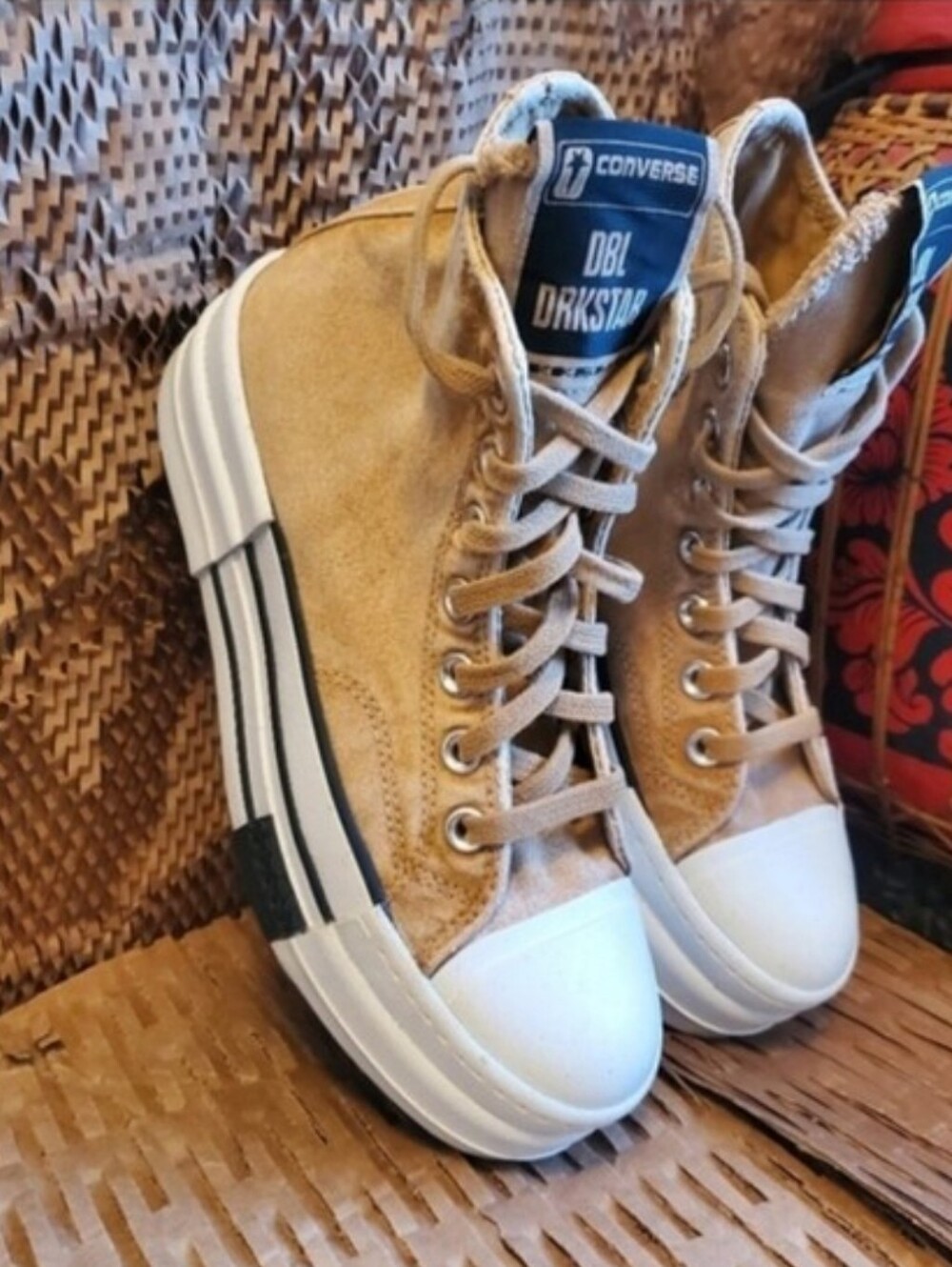 Rare!!! Converse X Chuck 70 DRKSHDW DBL DRKSTAR Overwashed Blonde M7.5W9.5